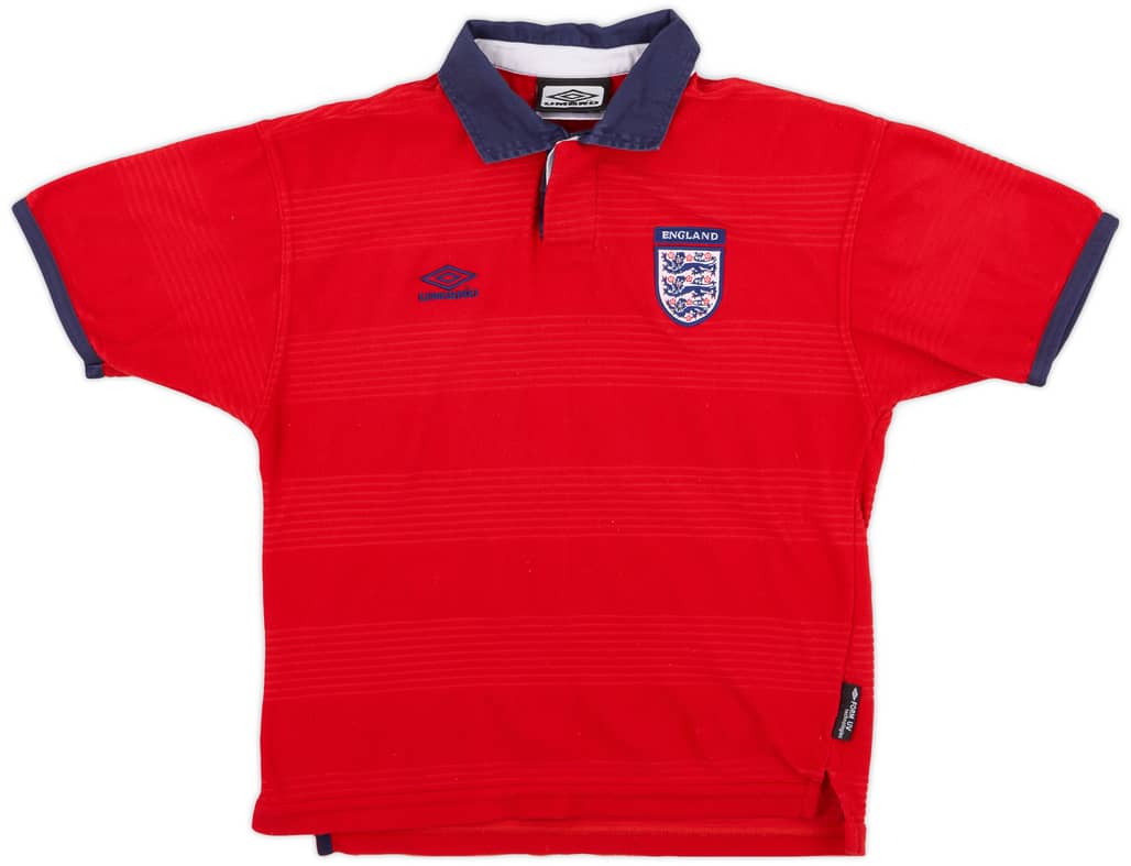 1999-01 England Away Shirt - 6/10 - (M.Boys)