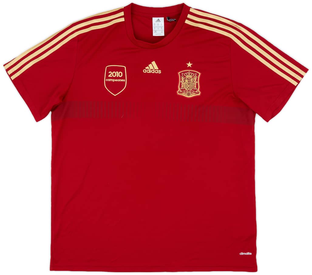 2013-15 Spain Campeones Training Shirt - 9/10 - (XL)