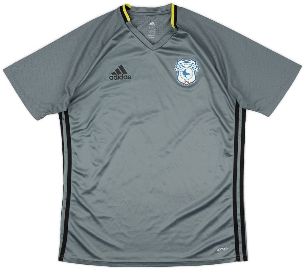 2016-17 Cardiff City adizero Training Shirt - 8/10 - (L)