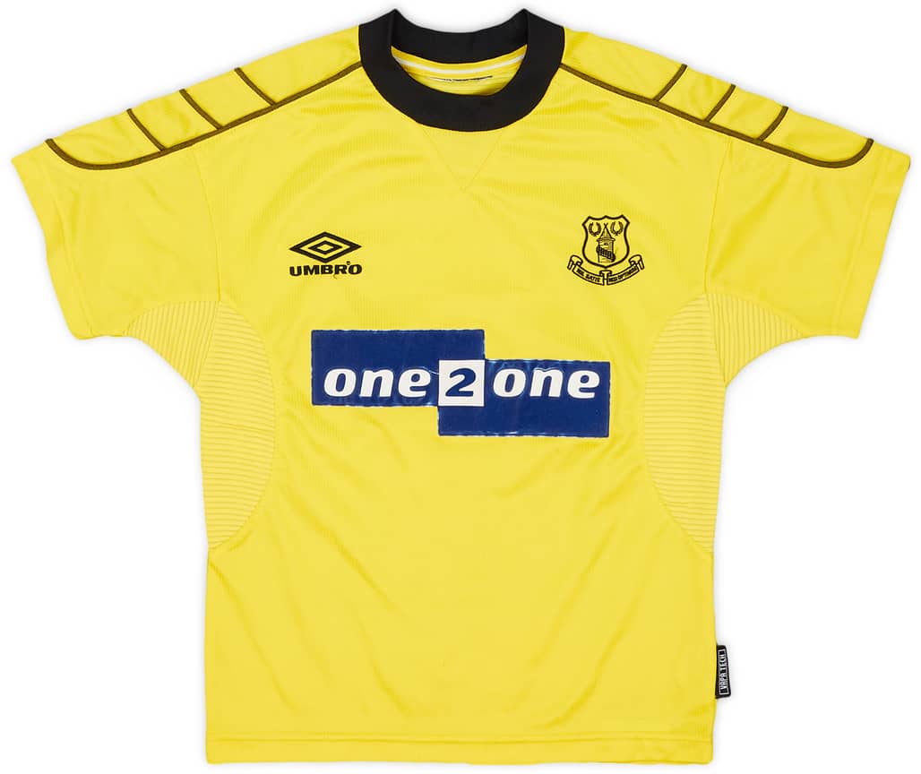 1999-00 Everton Away Shirt - 6/10 - (7-8 Years)