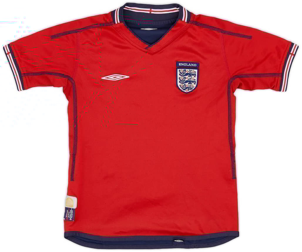 2002-04 England Away Shirt - 8/10 - (S.Boys)