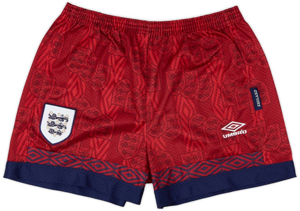 1993-95 England Away Shorts - 9/10 - (XL)