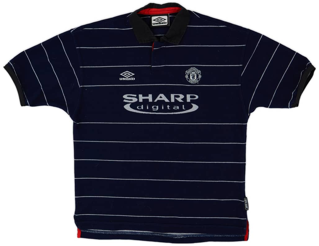 1999-00 Manchester United Away Shirt - 9/10 - (XL.Boys)