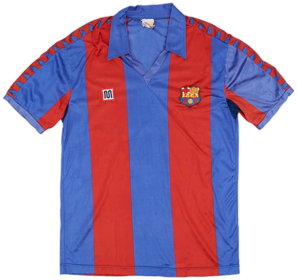 1984-89 Barcelona Home Shirt - 8/10 - (M)