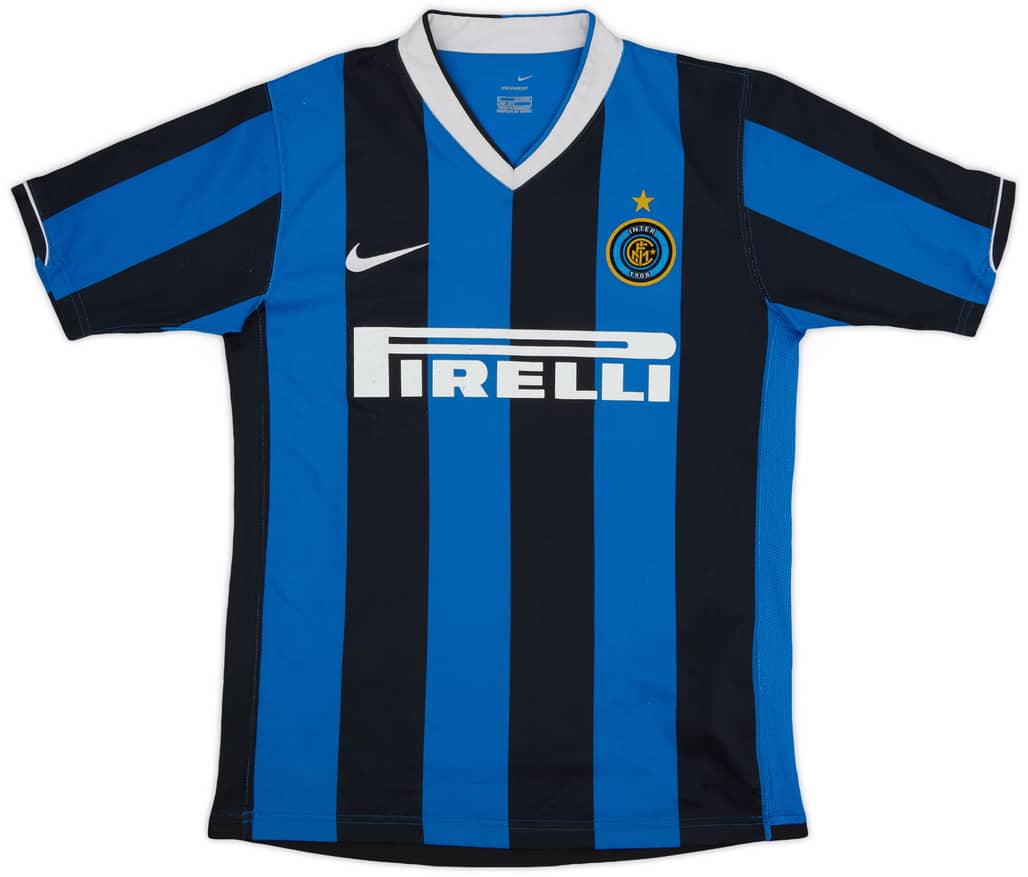 2006-07 Inter Milan Home Shirt - 6/10 - (L.Boys)