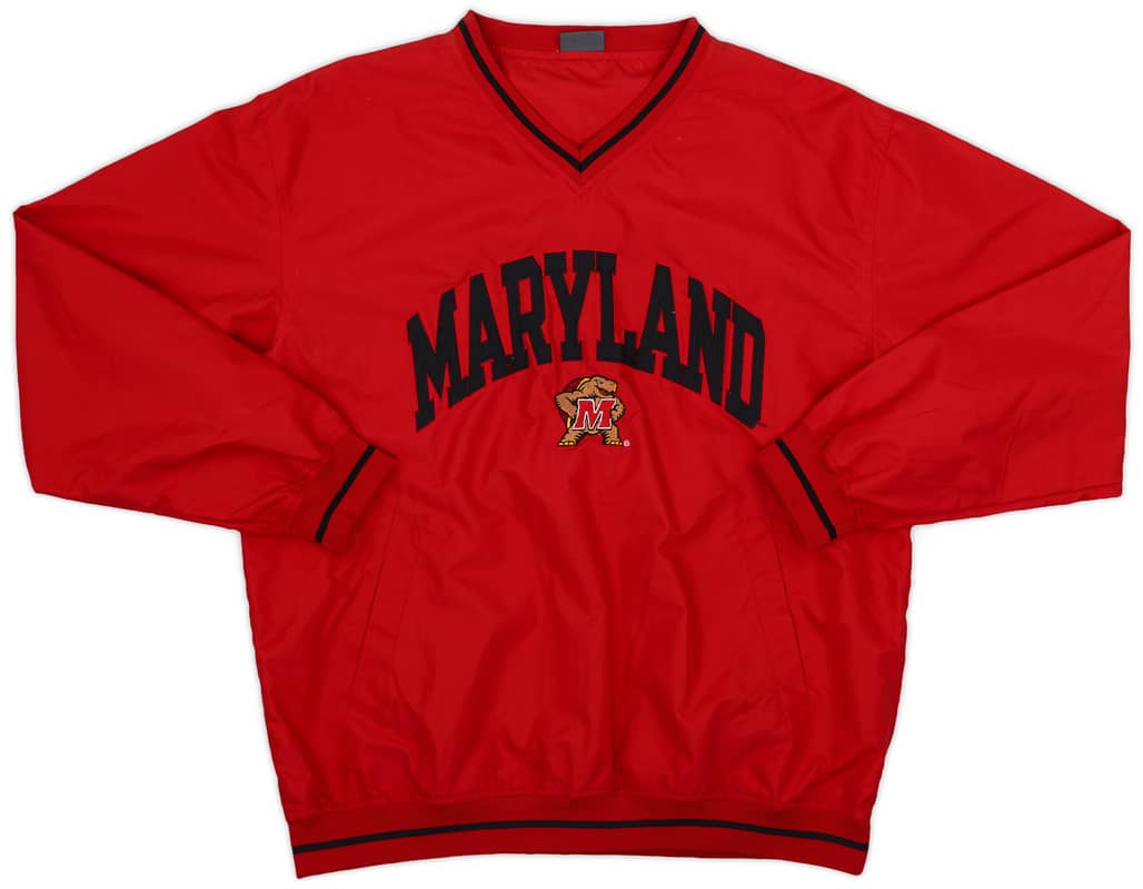 1990s Maryland Terrapins Pro Edge Pullover Windbreaker Jacket - 9/10 - (M)