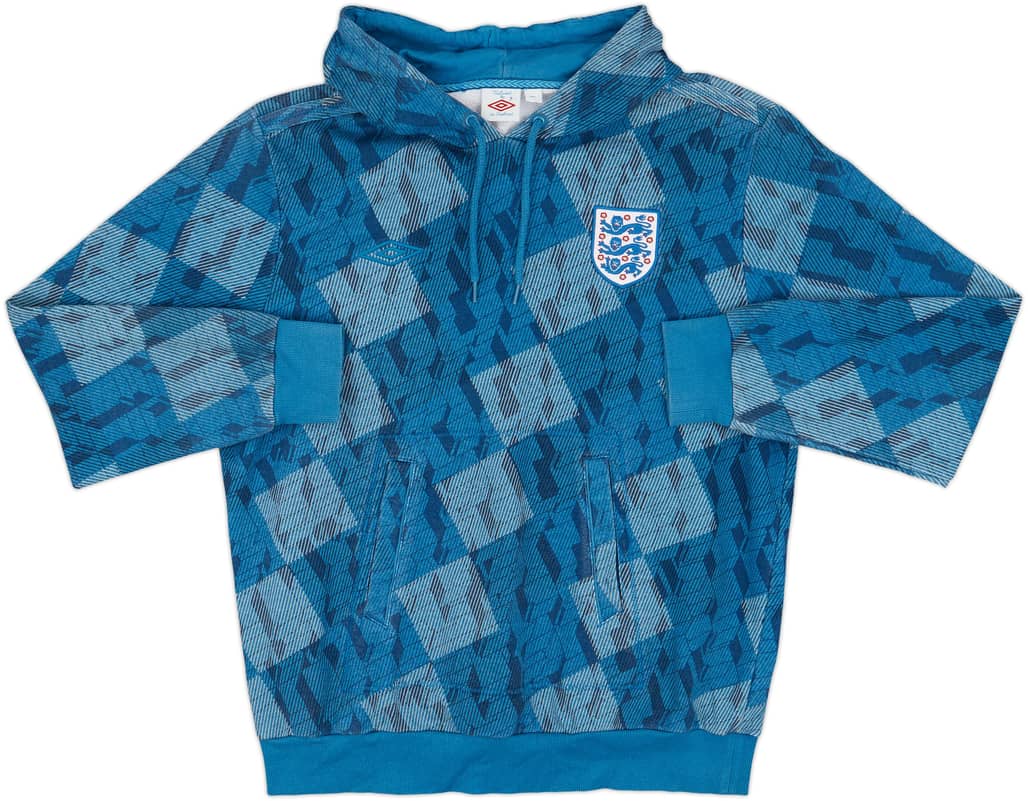 2010-11 England Umbro Hooded Sweat Top - 7/10 - (XXL)