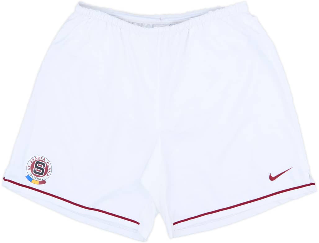 2007-08 Sparta Prague Home Shorts - 8/10 - (XXL)