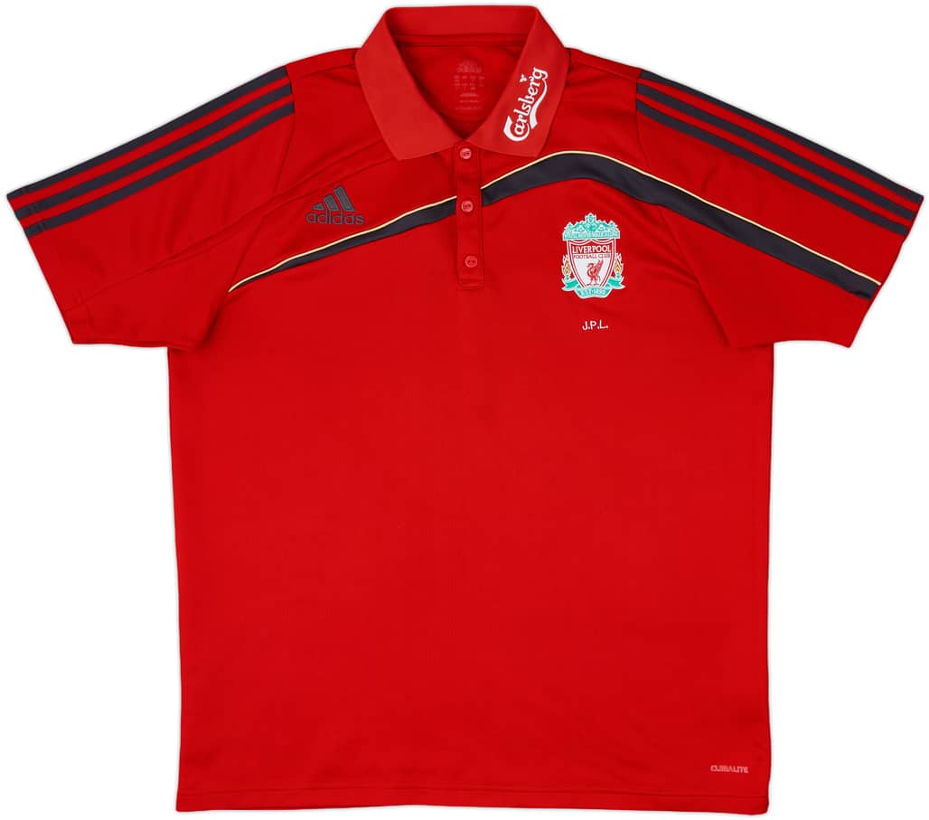 2009-10 Liverpool adidas Polo Shirt - 7/10 - (L)
