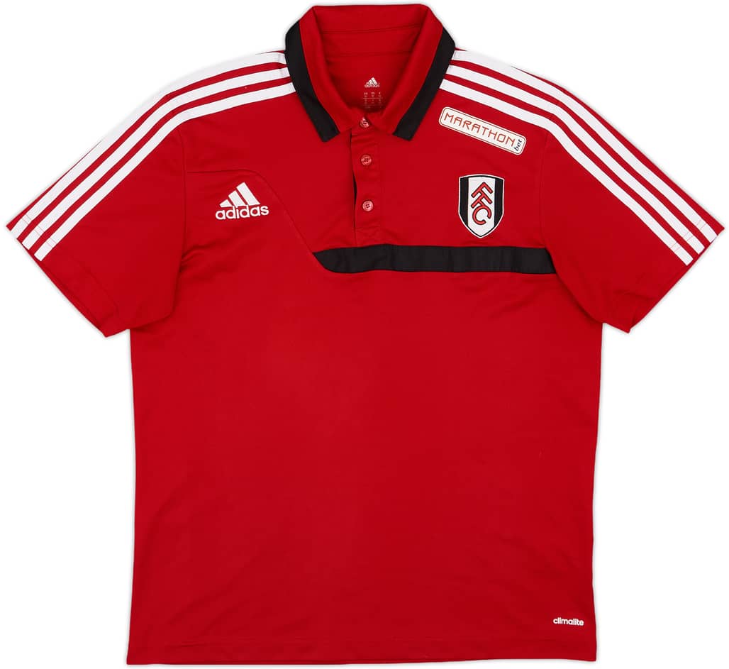 2013-14 Fulham adidas Polo Shirt - 8/10 - (M)
