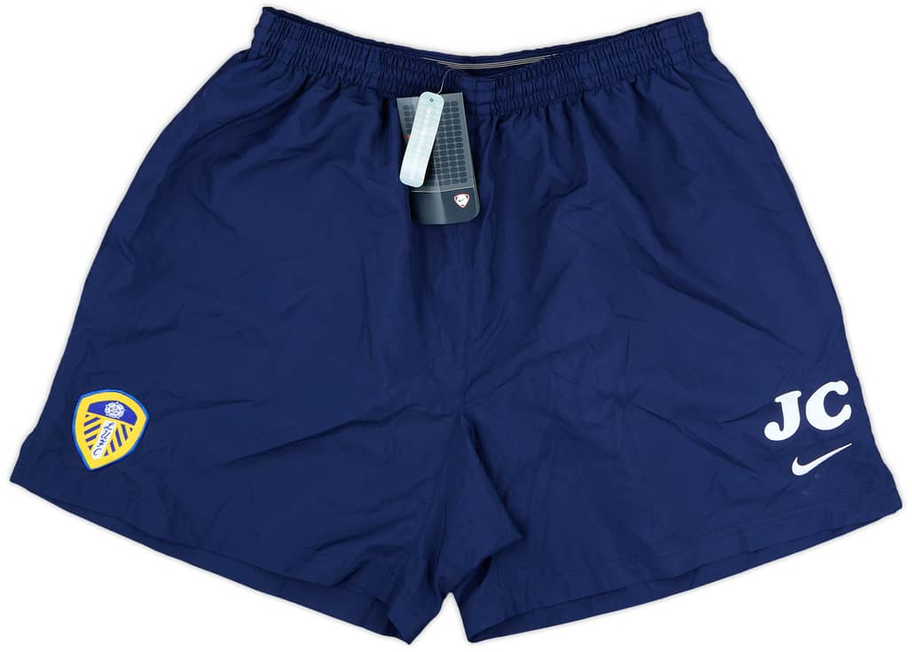 2002-03 Leeds United Nike Staff Issue Training Shorts 'JC' (XL)