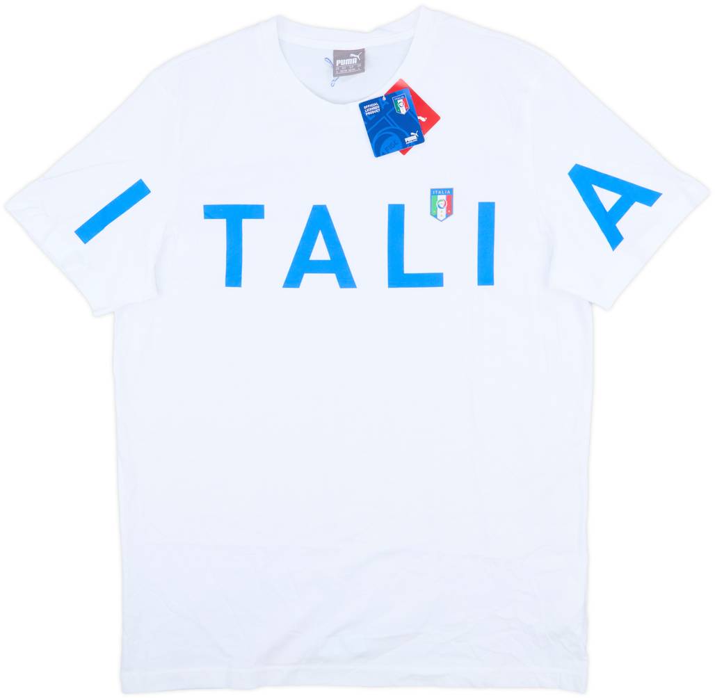 2014-15 Italy Puma Graphic Tee (L)