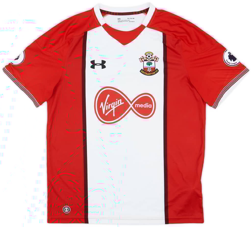 2017-18 Southampton Home Shirt - 9/10 - (XL)