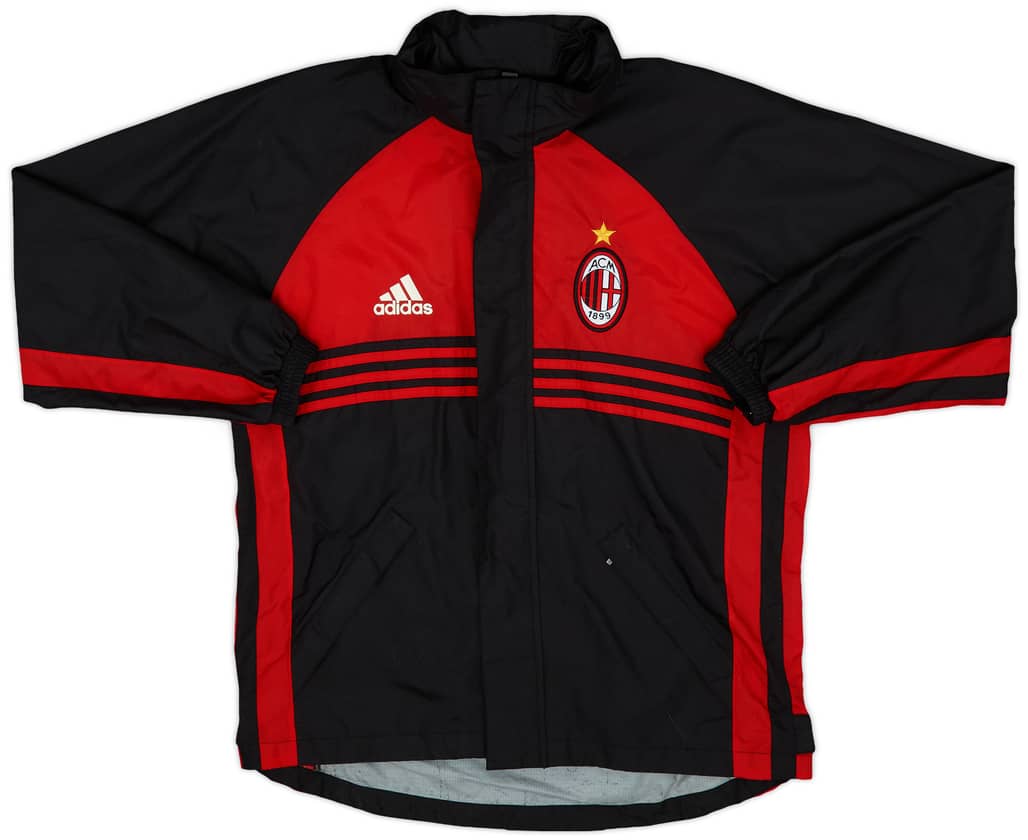1998-00 AC Milan adidas Hooded Rain Jacket - 5/10 - (S)
