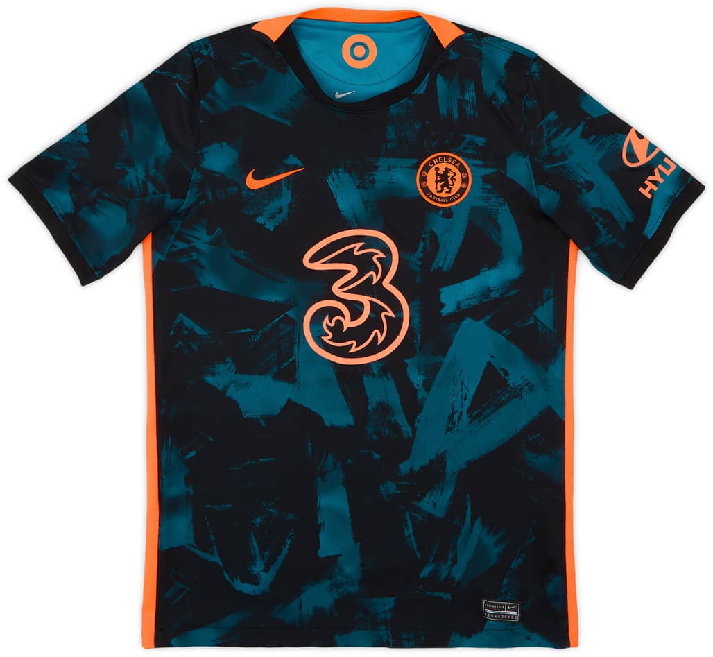2021-22 Chelsea Third Shirt - 7/10 - (XL.Boys)