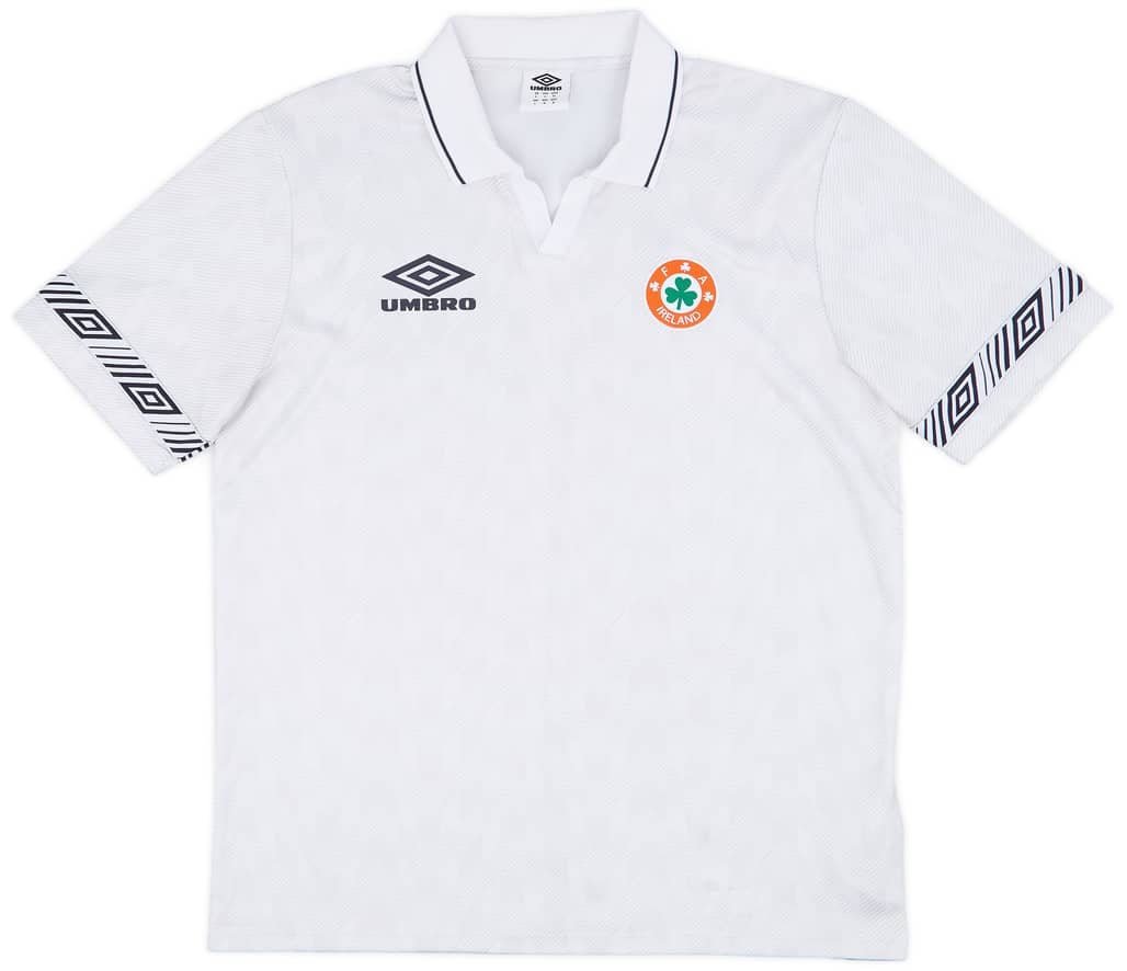 2010s Ireland Umbro Retro 90s Training Shirt - 10/10 - (L)