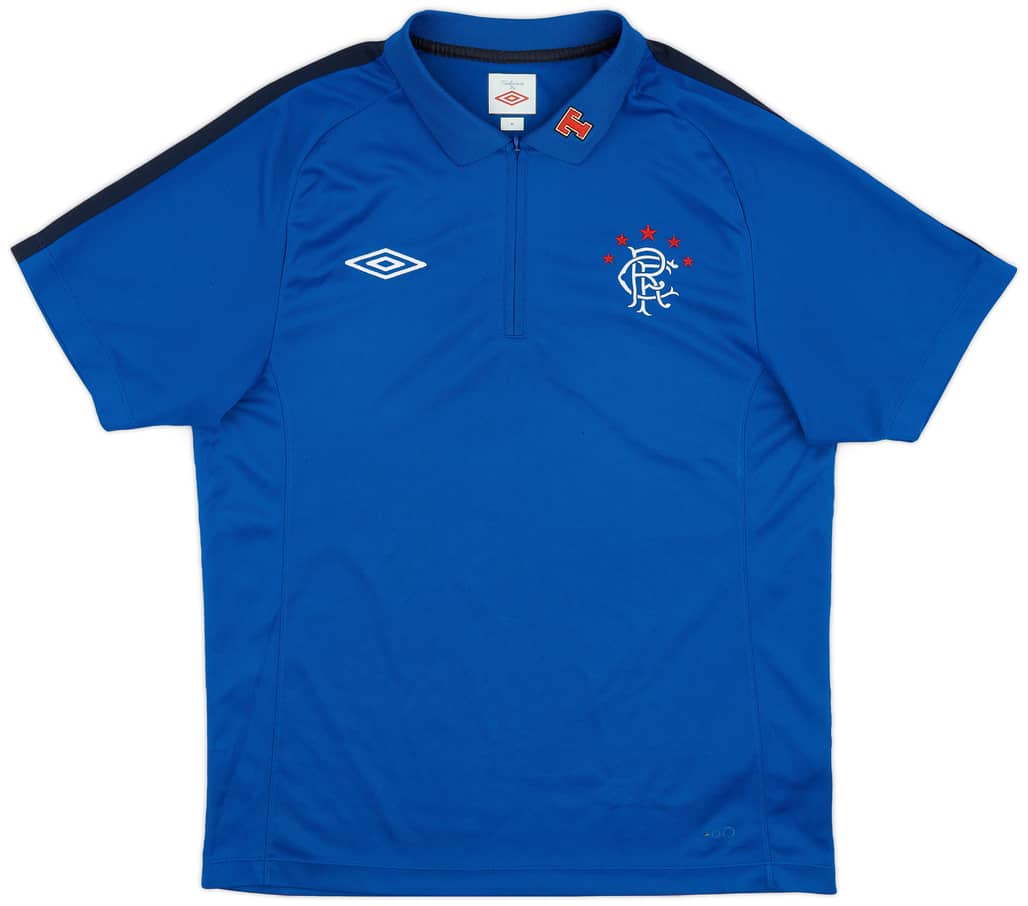2010-11 Rangers Umbro 1/4 Zip Training Polo - 8/10 - (M)