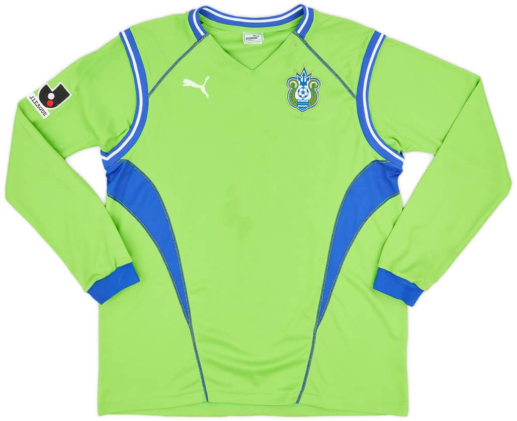 2003-04 Shonan Bellmare Home L/S Shirt - 9/10 - (XL)