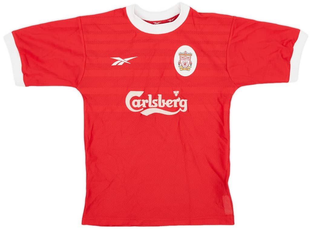 1998-00 Liverpool Home Shirt - 8/10 - (L.Boys)
