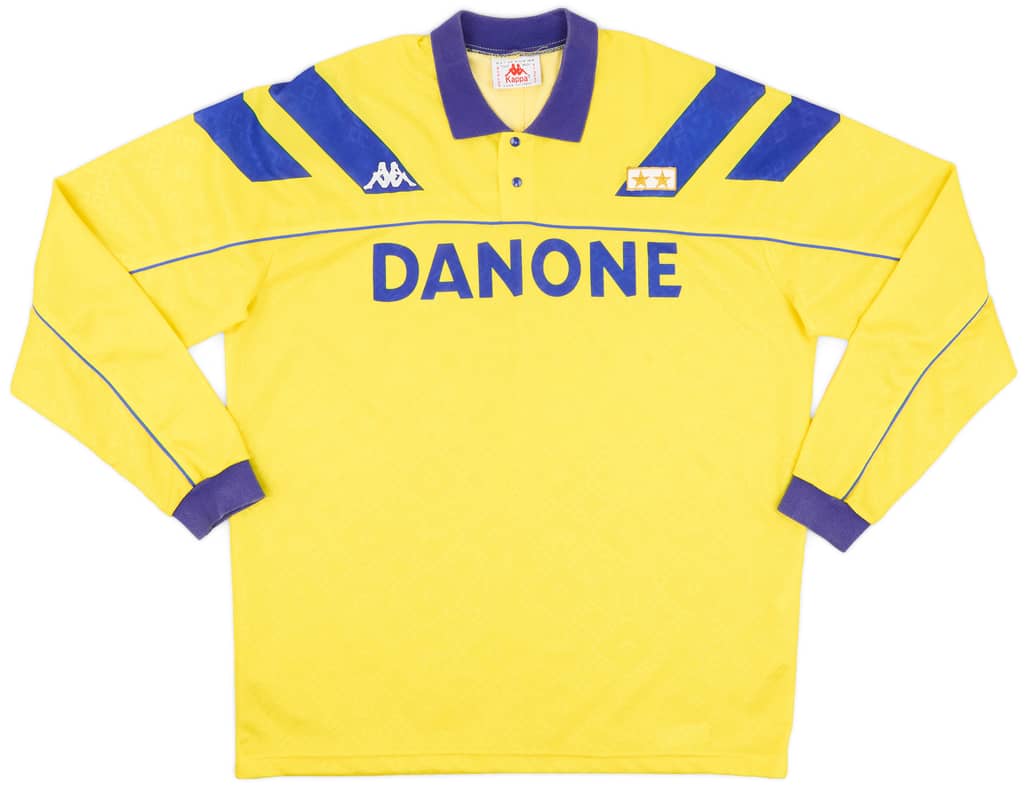 1992-94 Juventus Away L/S Shirt - 9/10 - (XL)