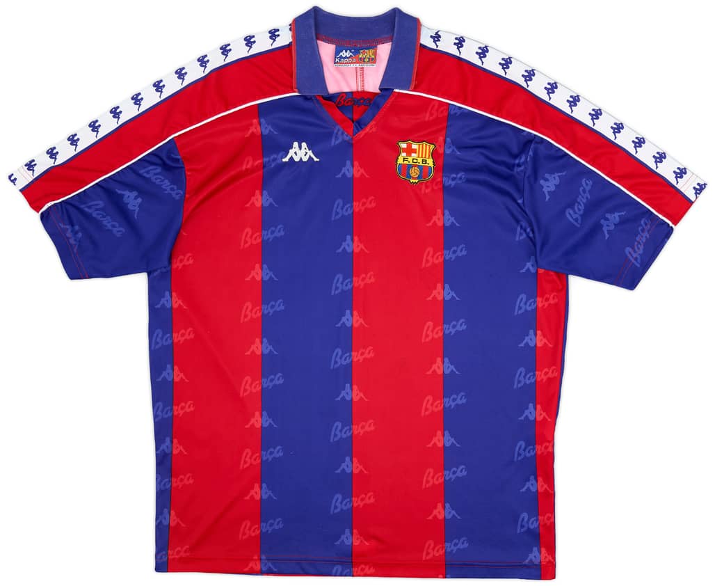 1993-95 Barcelona Home Shirt - 8/10 - (XL)