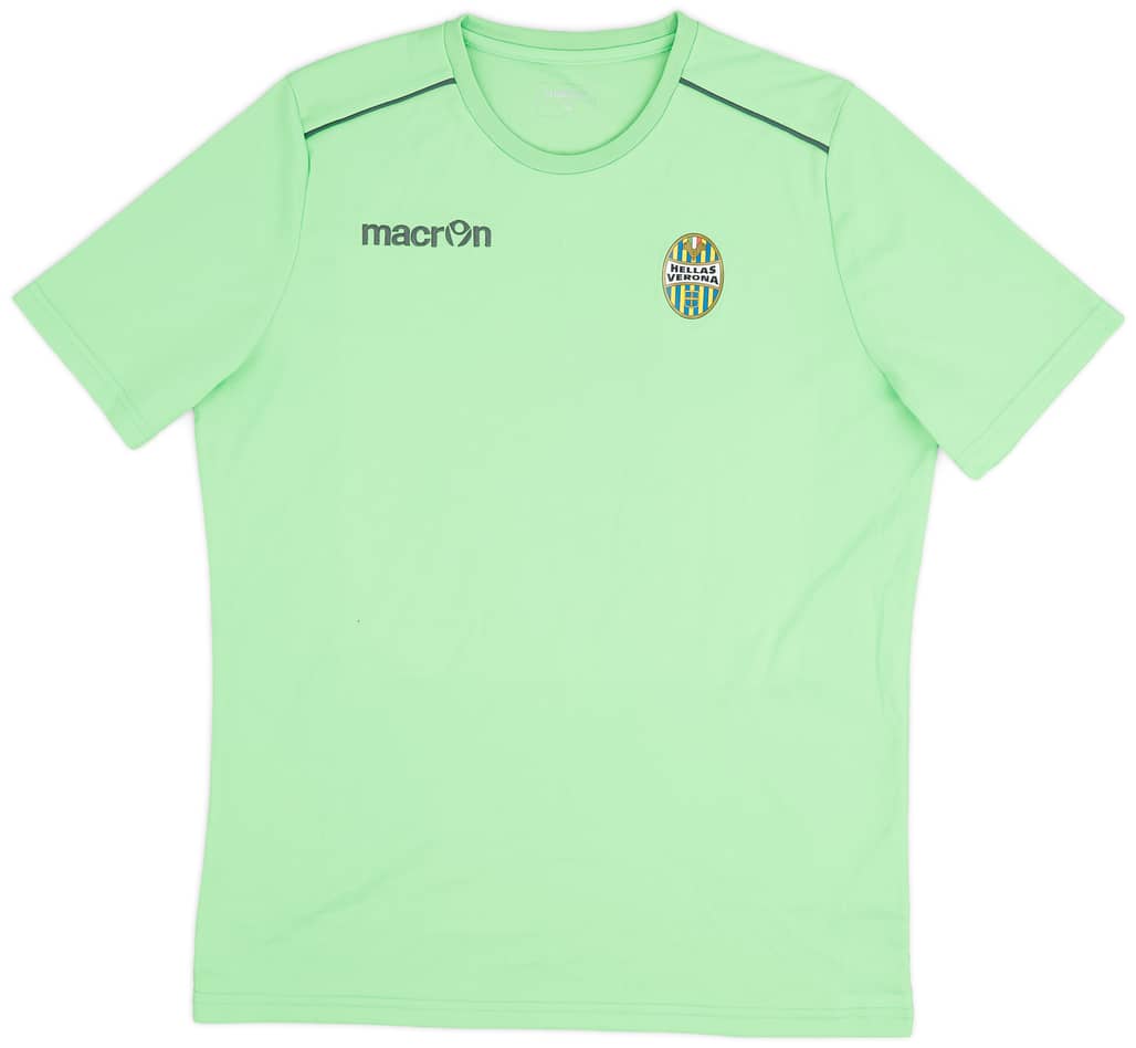 2018-19 Hellas Verona Macron Training Shirt - 9/10 - (XL)