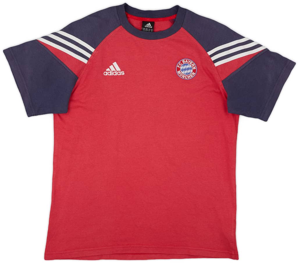 2003-04 Bayern Munich adidas Cotton Tee - 4/10 - (XL.Boys)