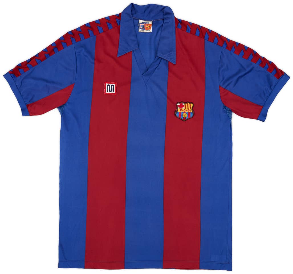 1984-89 Barcelona Home Shirt - 10/10 - (L)