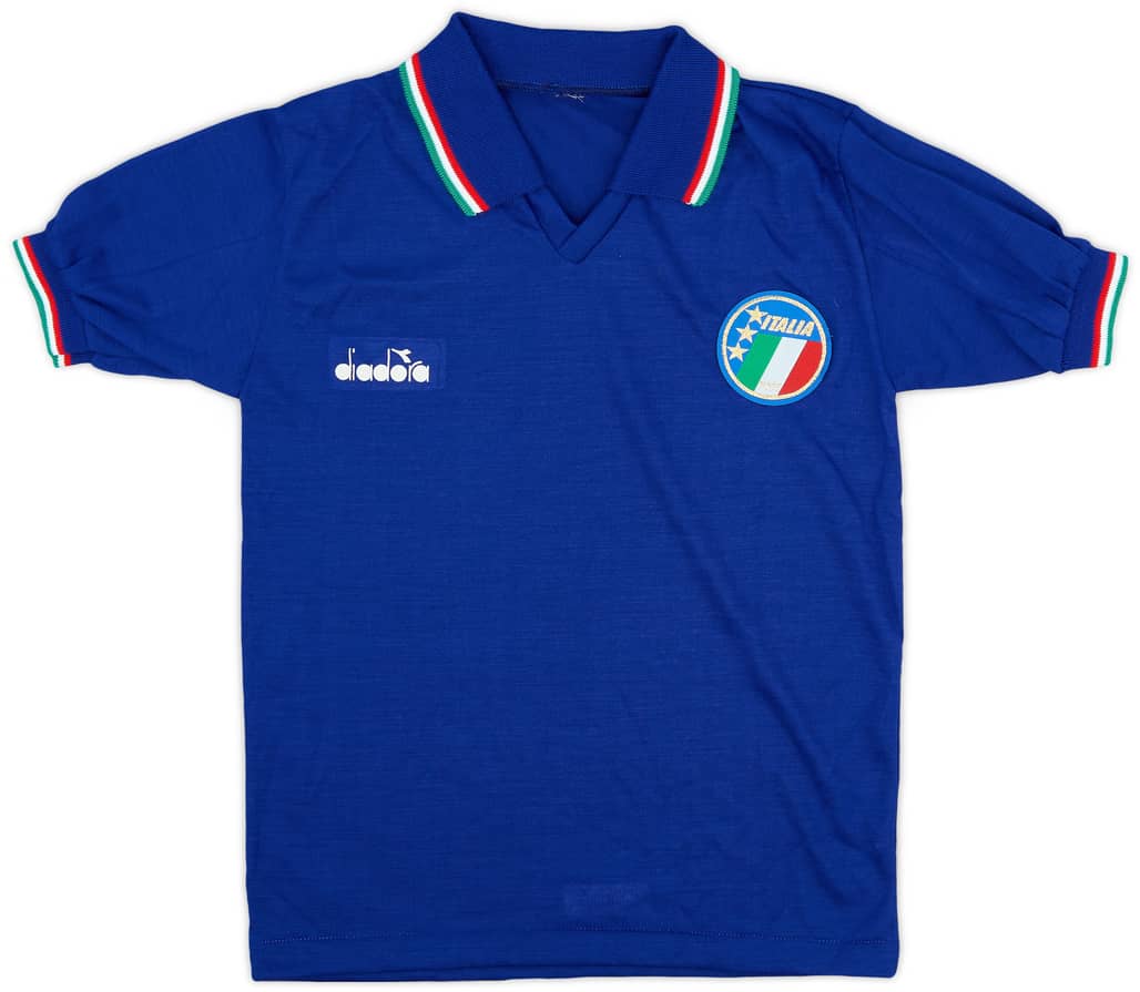 1986-90 Italy Home Shirt - 8/10 - (L.Boys)