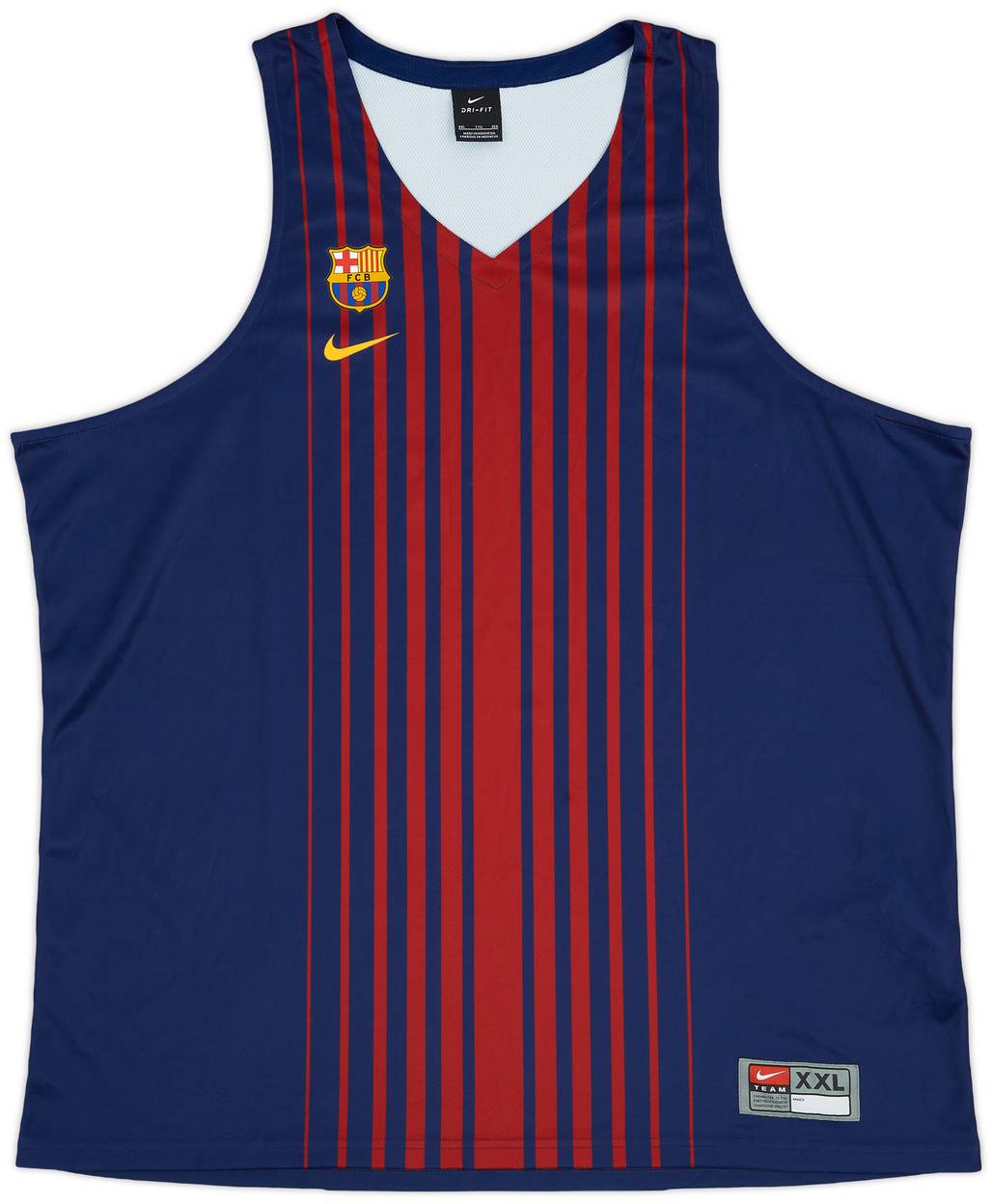 2017-18 Barcelona Basquet Nike Basketball Jersey - 9/10 - (XXL)