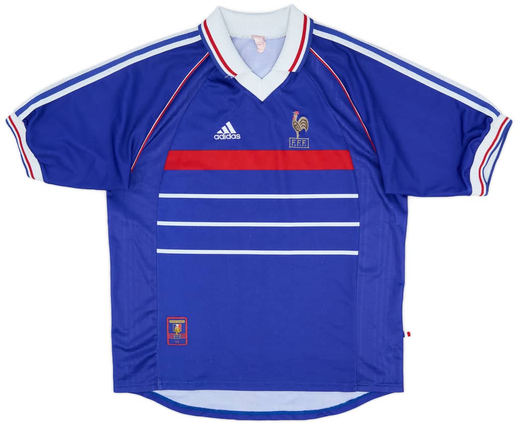 1998-00 France Home Shirt - 8/10 - (XL)