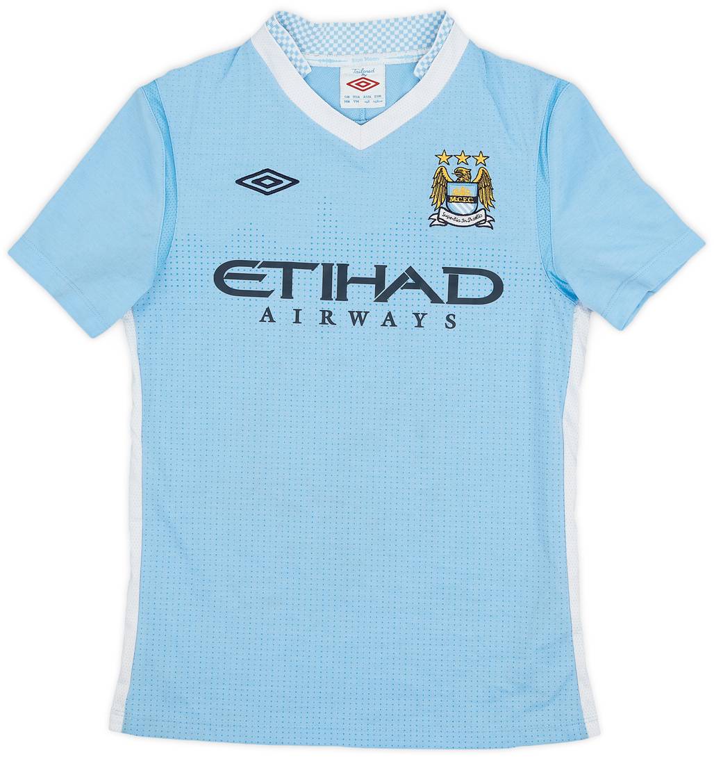 2011-12 Manchester City Home Shirt - 6/10 - (M.Boys)