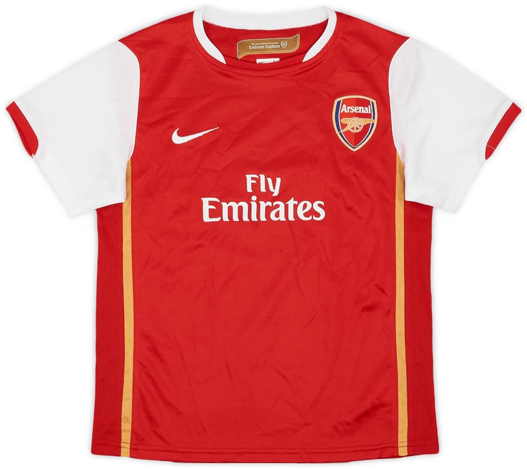 2006-08 Arsenal Home Shirt - 8/10 - (S.Boys)