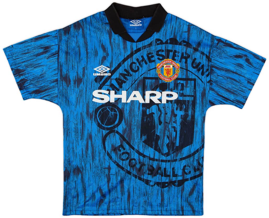 1992-93 Manchester United Away Shirt - 9/10 - (S)