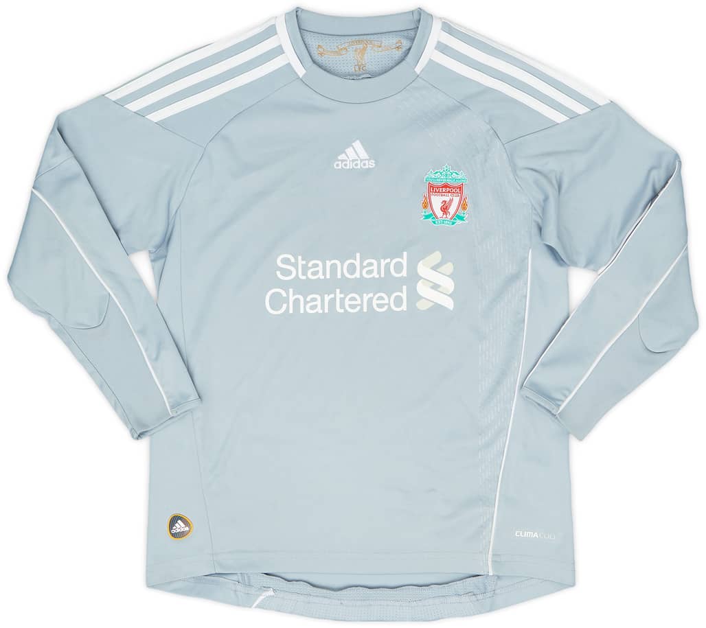 2010-12 Liverpool GK Shirt - 9/10 - (S.Boys)