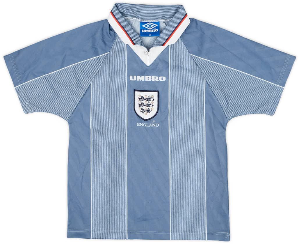 1996-97 England Away Shirt - 8/10 - (L.Boys)
