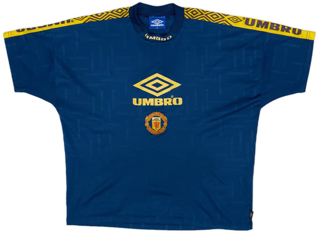 1996-97 Manchester United Umbro Training Shirt - 7/10 - (XL)