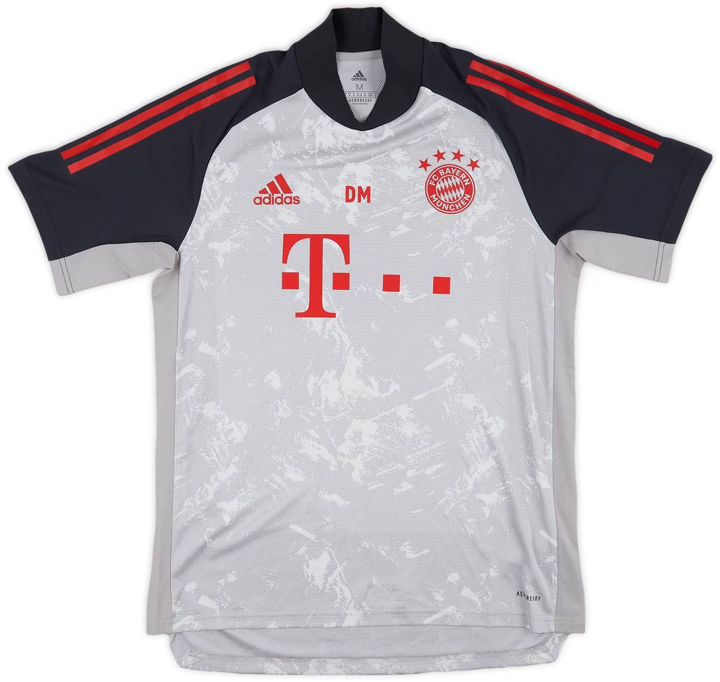 2020-21 Bayern Munich Staff Issue adidas Training Shirt 'DM' - 9/10 - (M)