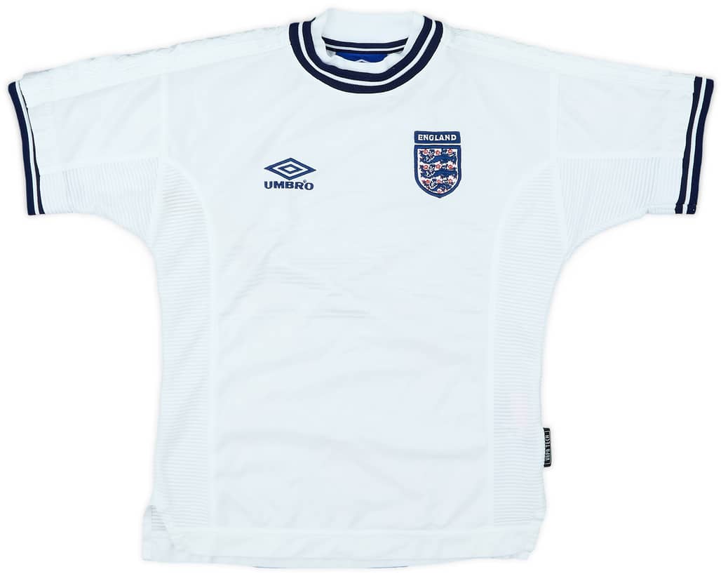 1999-01 England Home Shirt - 7/10 - (M.Boys)