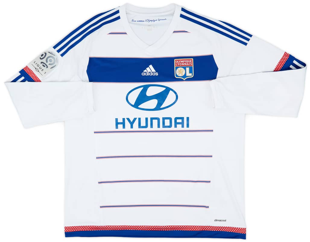 2015-16 Lyon Home L/S Shirt - 8/10 - (XL)