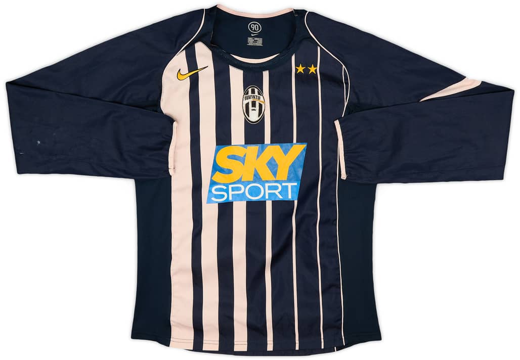 2004-05 Juventus Away L/S Shirt - 4/10 - (S)