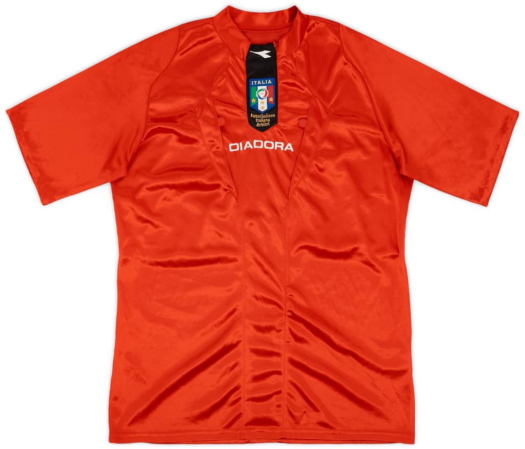 2000s Italy FIGC Diadora Referee Shirt - 8/10 - (L)