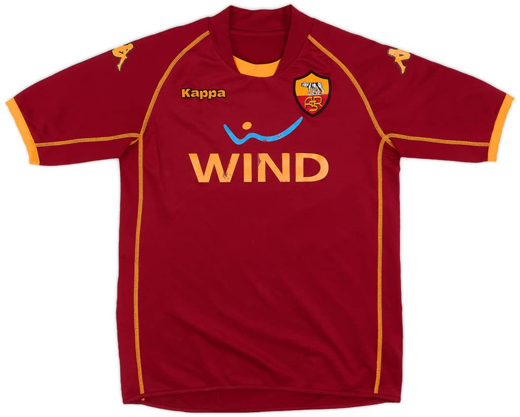 2008-09 Roma Home Shirt - 5/10 - (XL.Boys)