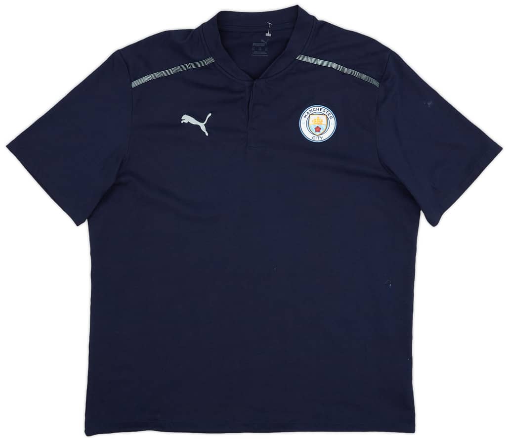 2021-22 Manchester City Puma Polo Shirt - 9/10 - (XXL)