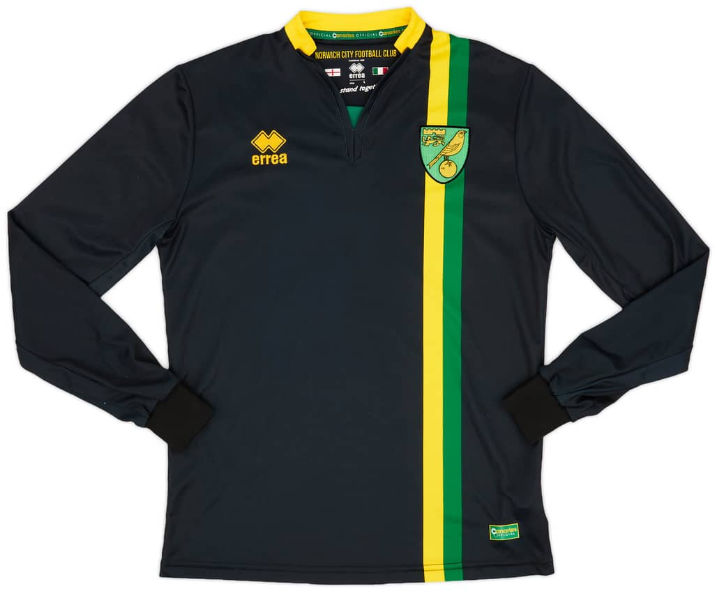 2016-17 Norwich Away L/S Shirt - 8/10 - (L)