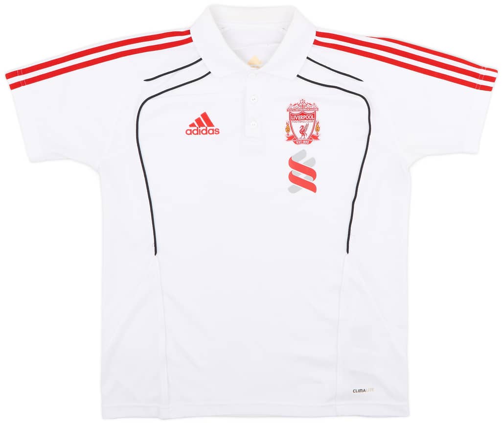 2010-11 Liverpool adidas Polo Shirt - 8/10 - (S)