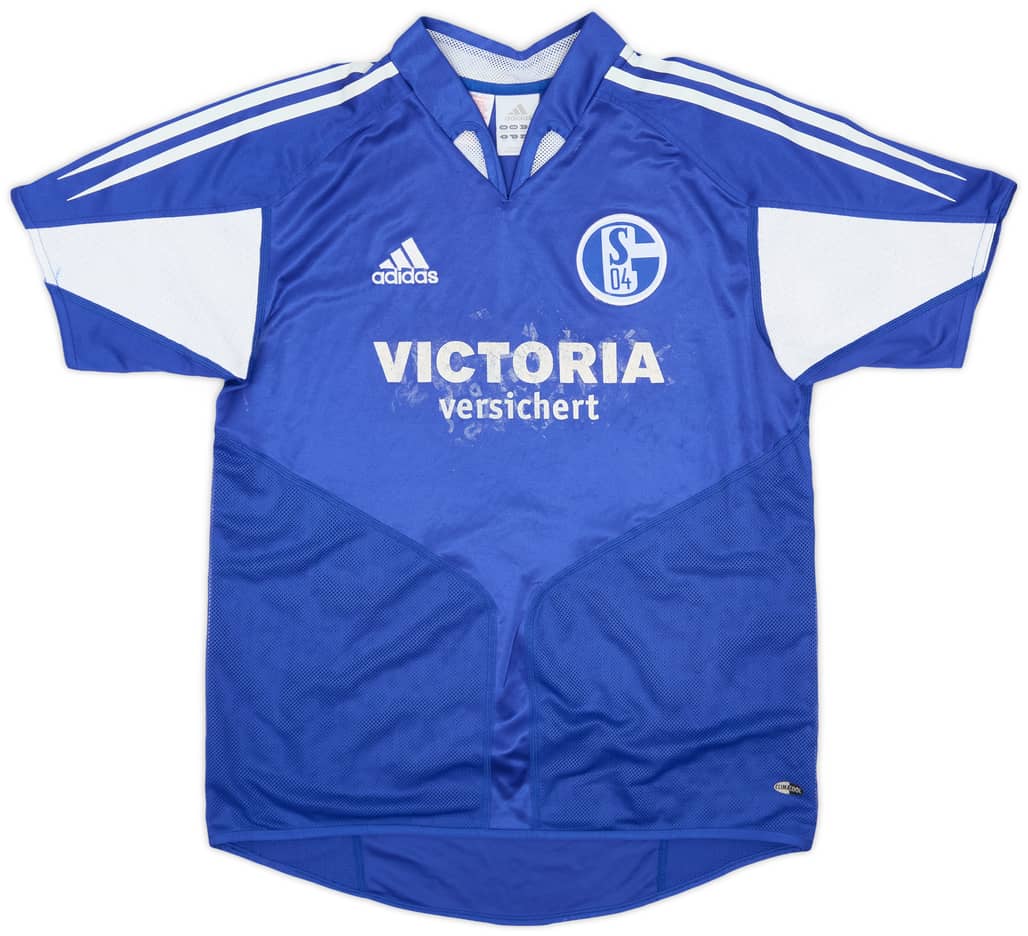 2004-05 Schalke Home Shirt - 5/10 - (XL.Boys)