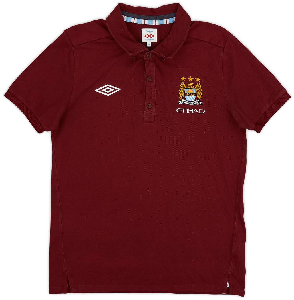 2012-13 Manchester City Umbro Polo Shirt - 8/10 - (M)