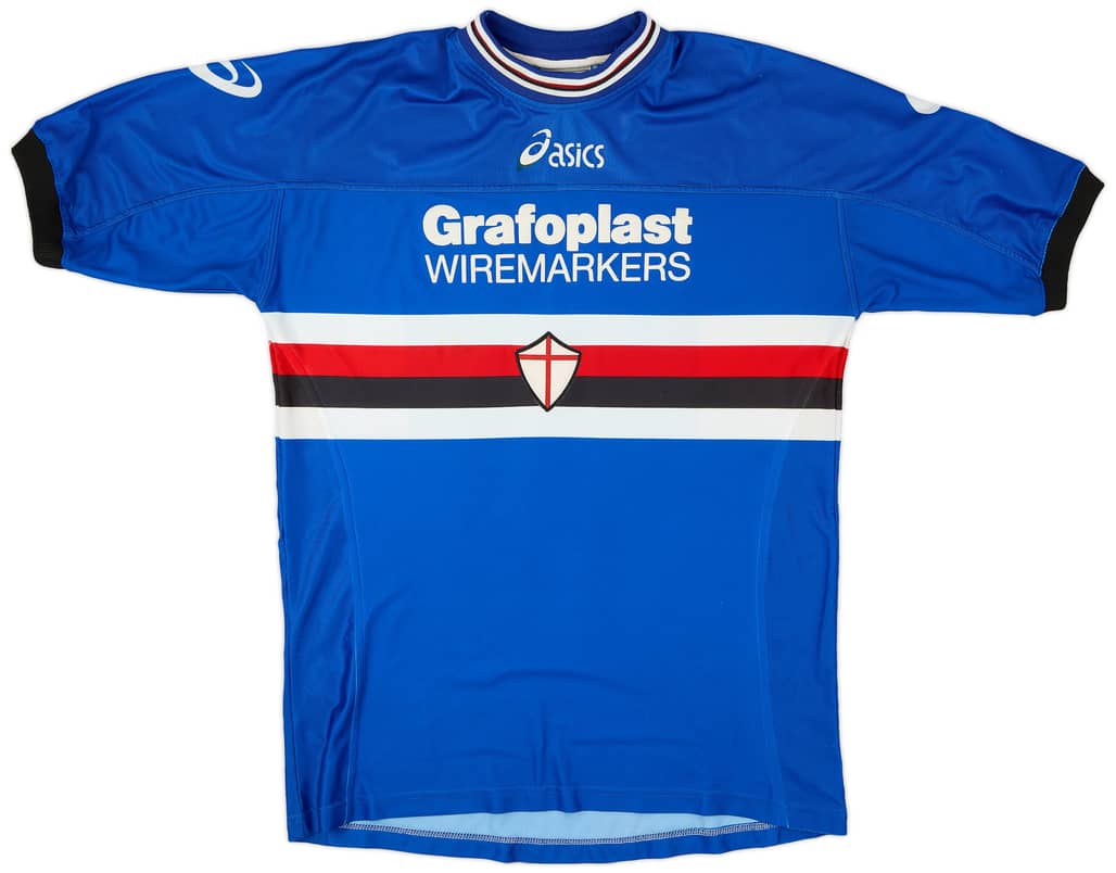 2001-02 Sampdoria Home Shirt - 5/10 - (XL)