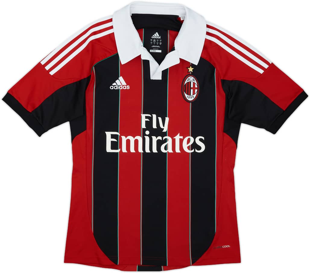 2012-13 AC Milan Home Shirt - 6/10 - (S)